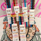 Teacher Halloween gift! Engraved 4 pack of Pencils! Personalized gift wrap tag, 10 pencil color choices! Choose 4!