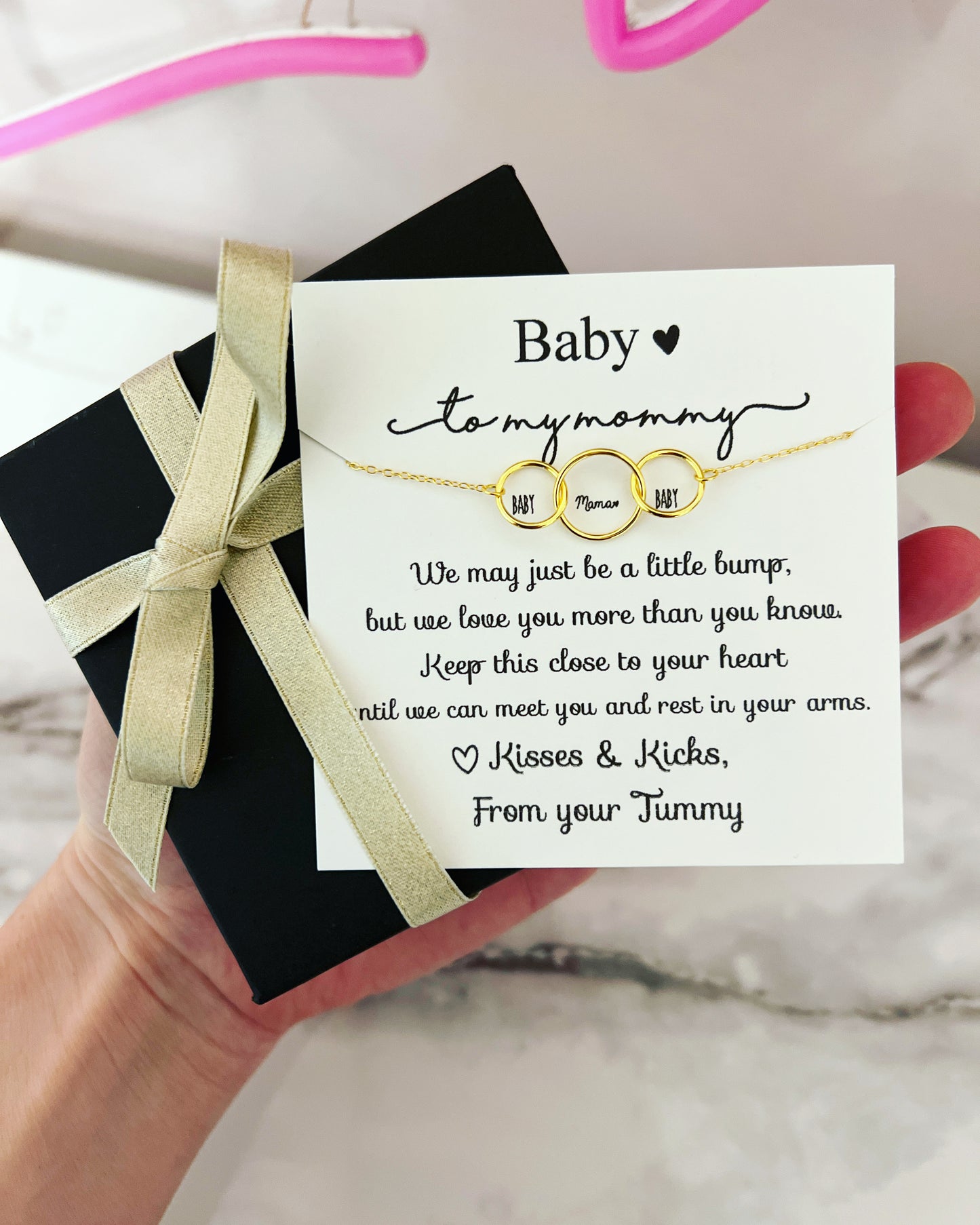 Twins! New mom baby and me infinity necklace, Congratulations baby gift, pregnancy gift, baby shower & gender reveal gift!