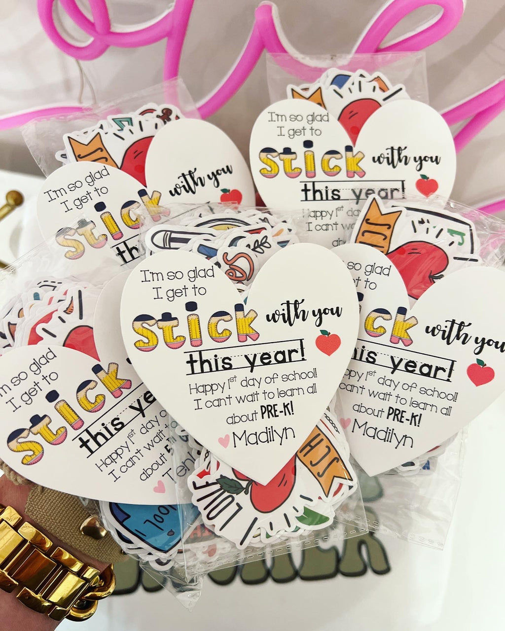 100 Vinyl Waterproof Back to School teacher stickers! – Love Leigh