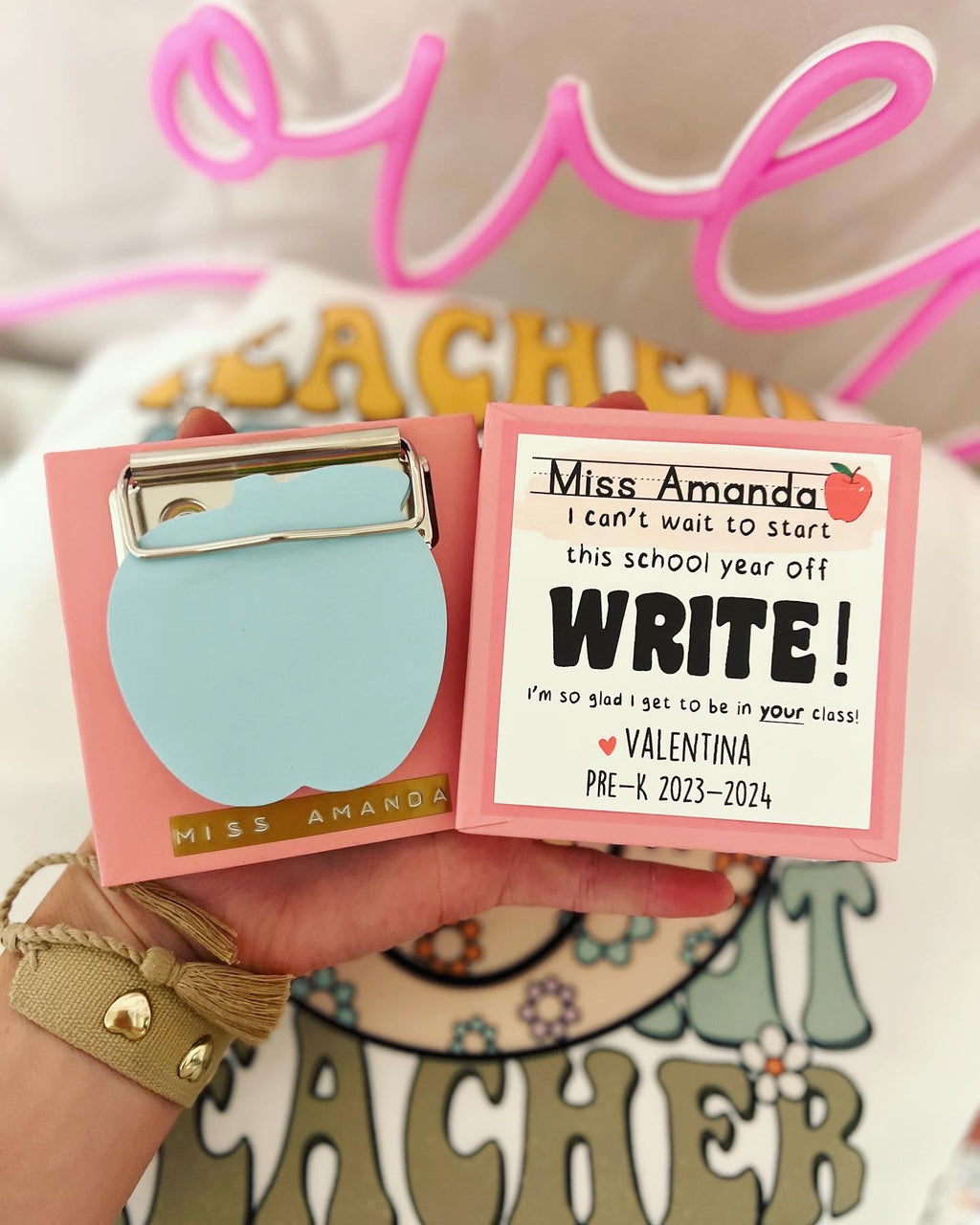 I can’t wait to start this year off “write!” First day of school