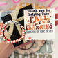 Fall in love with learning Teacher Apple bracelet Appreciation gift! Card, box & ribbon included!