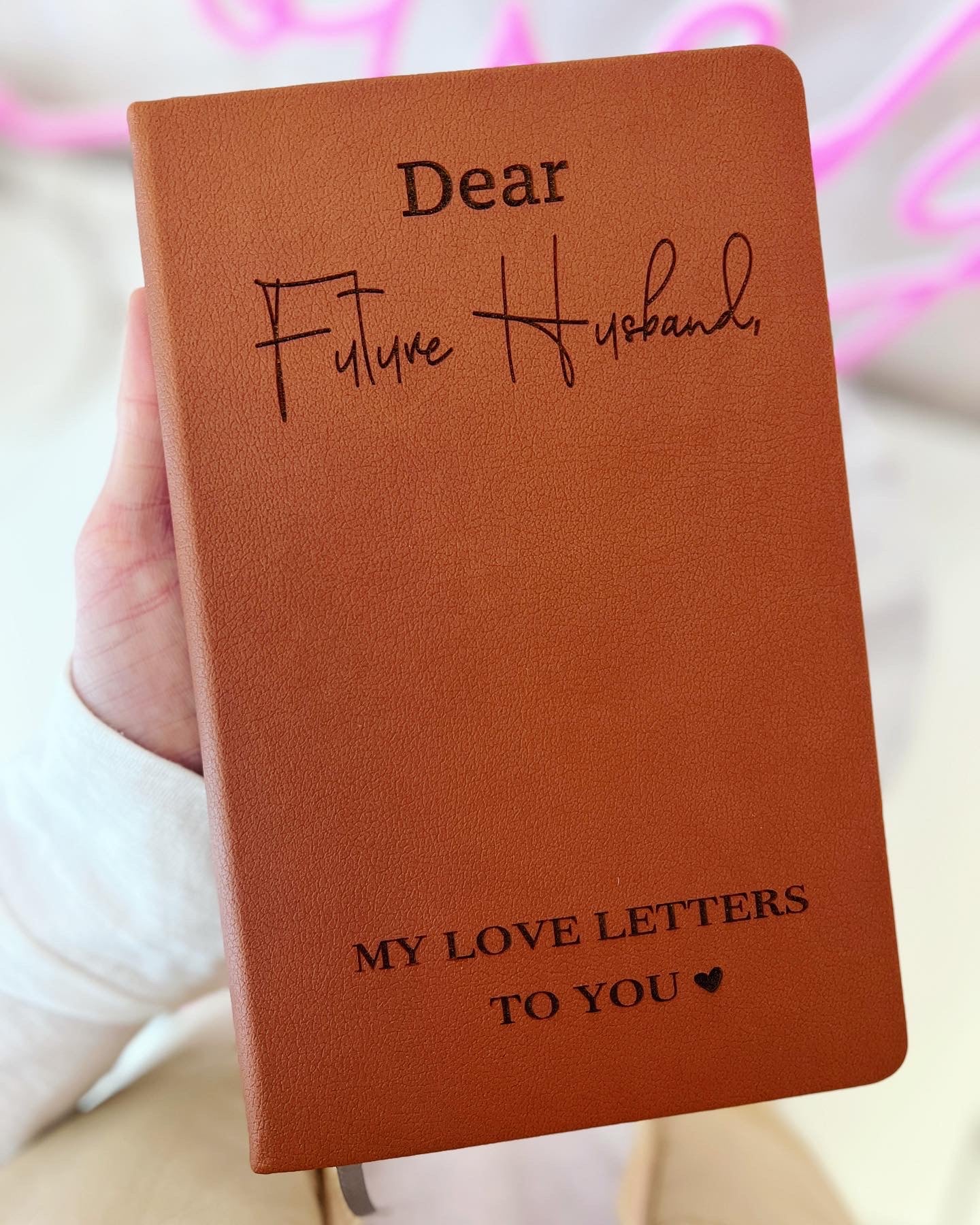 Dear Future Husband Engraved Notebook