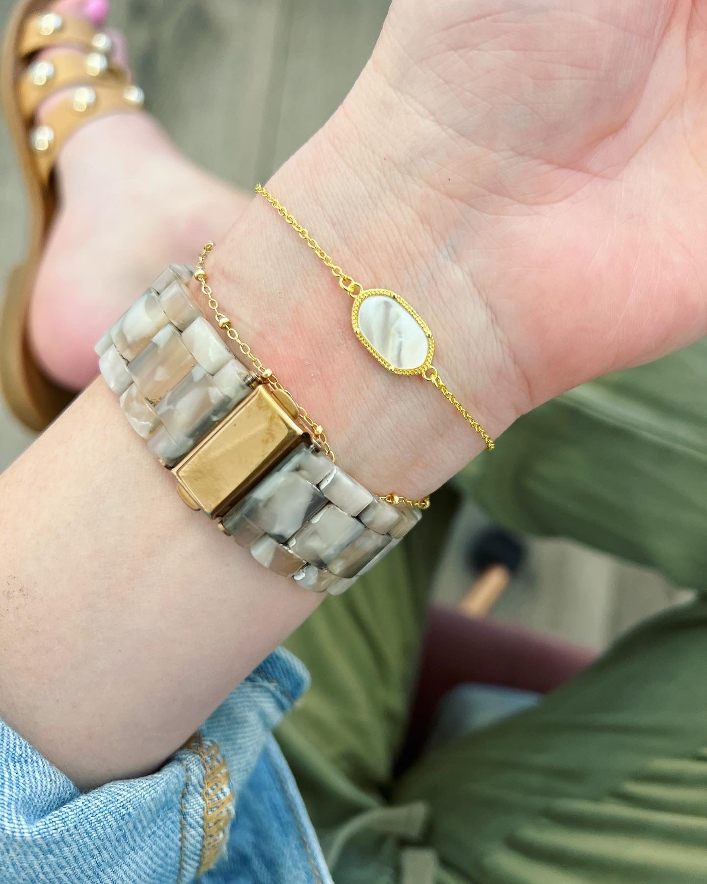 High School's Final Chapter, Senior Year Gift! Opal Stone bracelet, Non-Tarnish, hypoallergenic, card, box + ribbon included!