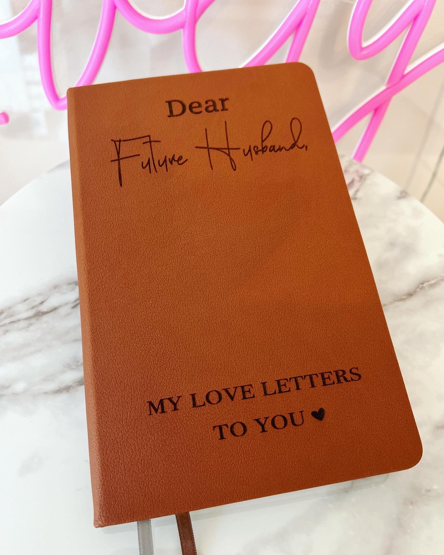 Dear Future Husband Engraved Notebook