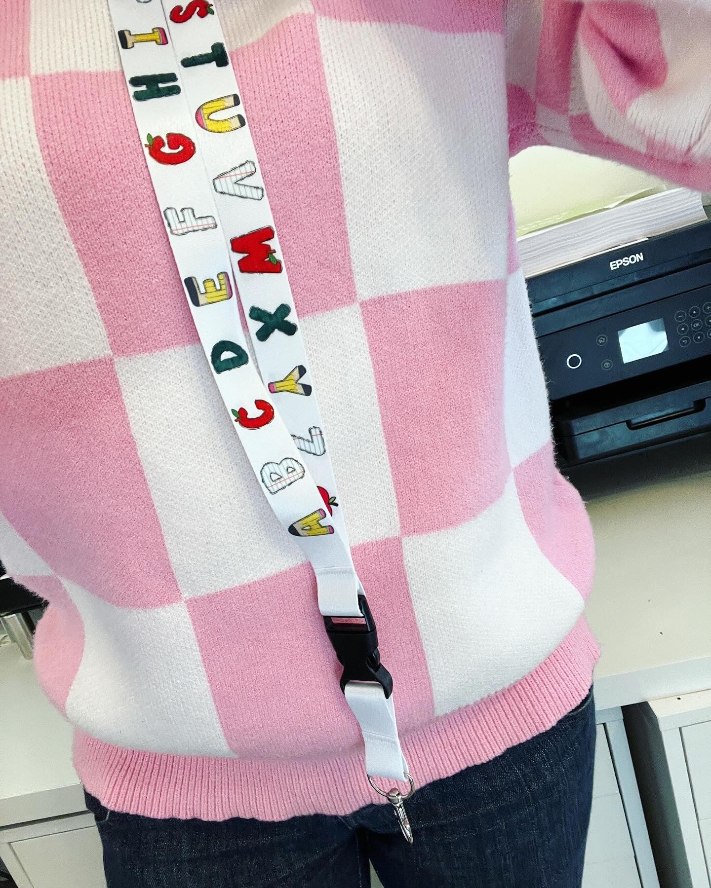 Alphabet Lanyard gift Teacher Appreciation Gift