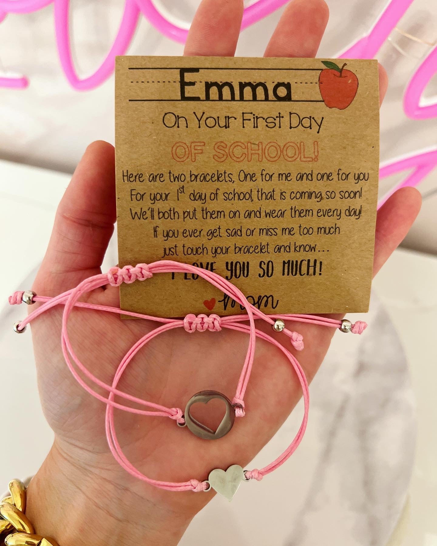 First Day of School Bracelets Please READ ITEM DESCRIPTION Class Gift  Student Gift From Teacher Team Bracelet - Etsy | Student gifts, Student  teacher gifts, First day of school