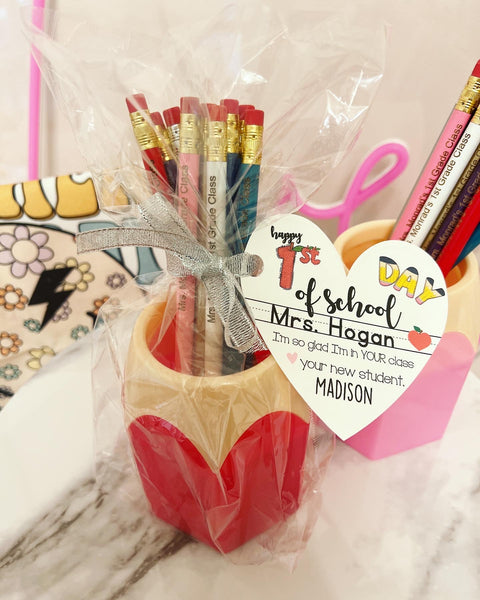 Teacher Pencils, Teacher Gift, Personalized Pencils, School Supplies,  Engraved Pencils, Back to School, Desk Accessories, Teacher 