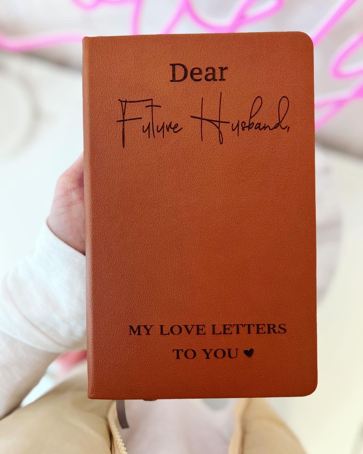 Dear Future Husband Engraved Notebook