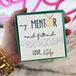 Mentor and Friend Necklace! Faith over Fear Gold Pendant Necklace!