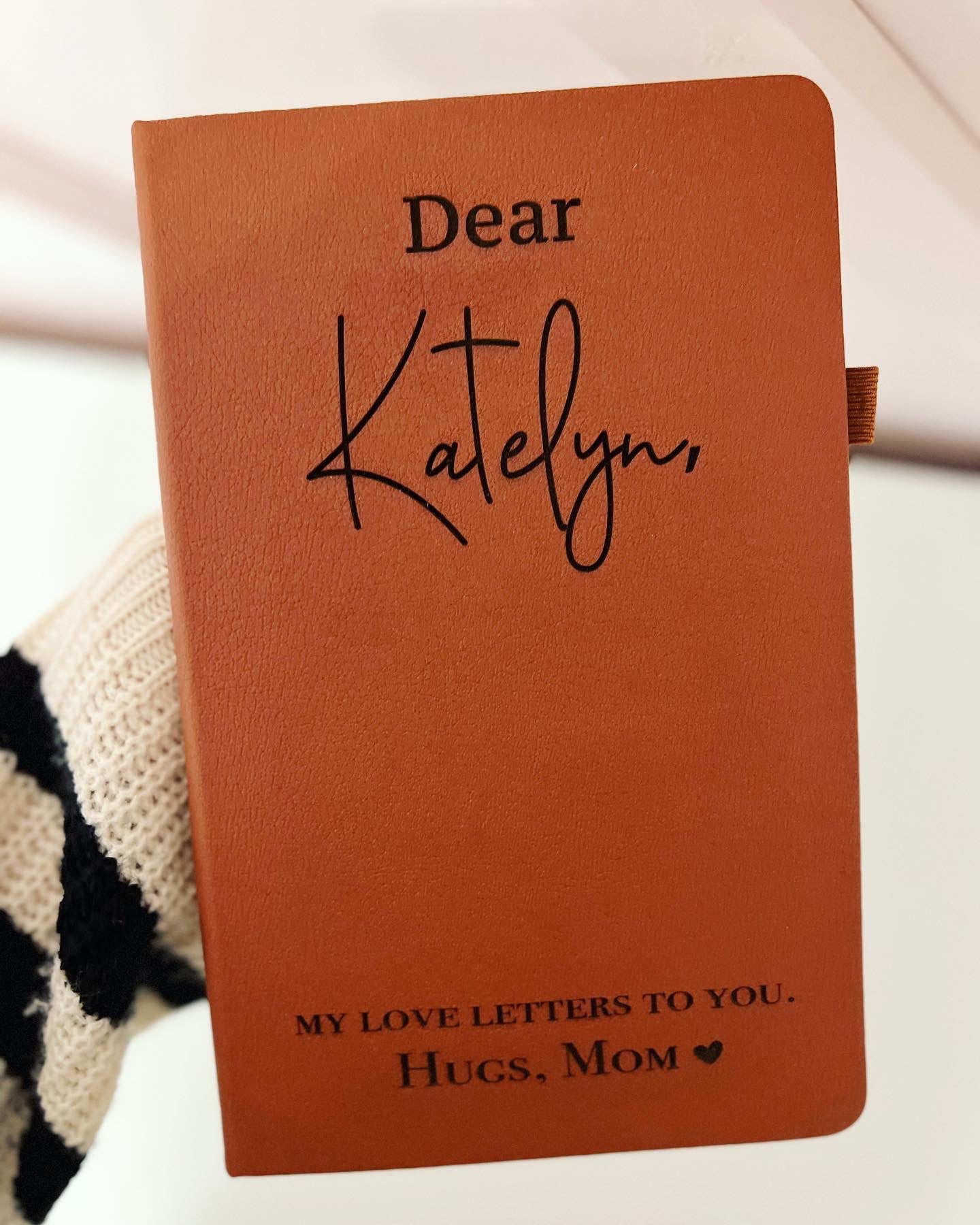 My Love Letters To You- Personalized Engraved Notebook Journal
