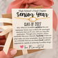 High School's Final Chapter, Senior Year Gift! Opal Stone bracelet, Non-Tarnish, hypoallergenic, card, box + ribbon included!
