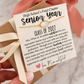 High School's Final Chapter, Senior Year Gift! Opal Stone bracelet, Non-Tarnish, hypoallergenic, card, box + ribbon included!