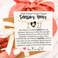 High School's Final Chapter, Senior Year Gift! CZ Stone Dainty Necklace, Non-Tarnish, hypoallergenic, card, box + ribbon included! (Copy)
