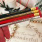 Engraved Teacher Pencils Christmas Gift, with pencil cup & gift wrap!