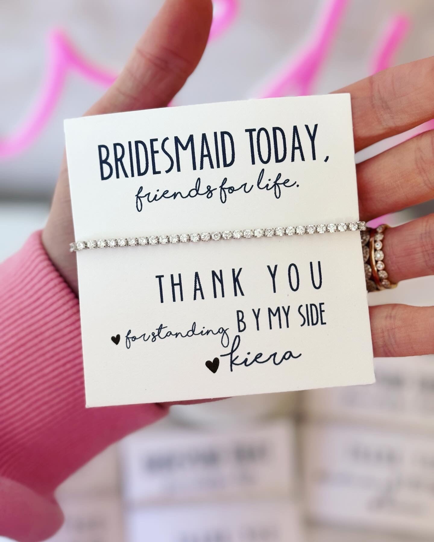 Bridesmaid Today, Friends for Life Bridal Party Bracelet