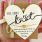 Tie the knot necklace, thank you for helping me tie the knot! Bridal party necklace!