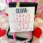 Big Sister Bracelet, new baby sister gift, gift from baby, big sis gift, Big sister, Bracelet, card, box & ribbon! Personalized card!