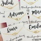Thank you for being my....Bridal Party Iridescent White+ Gold Bracelet!