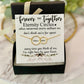 Sympathy Loss of a Loved One, Interlocking Infinity Circles Necklace, NON-TARNISH, Dainty & hypoallergenic, includes card, box & ribbon