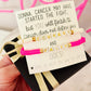 Cancer Encouragement Gift, Faith & Courage Bracelet Set