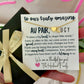Au Pair, Nanny, Babysitter Gift! Gold or Silver Initial Necklace! Box & ribbon included!