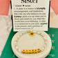 Sister Definition Card & Non-Tarnish Beaded bracelet! Box & ribbon included!