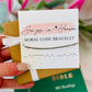 See you in Heaven,  Morse Code bracelet, encouragement gift, loss of loved one, gift of loss, card, box + ribbon included!