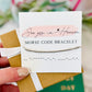 See you in Heaven,  Morse Code bracelet, encouragement gift, loss of loved one, gift of loss, card, box + ribbon included!