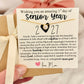 Senior Year High School CZ Dainty Stone Necklace gift for daughter or friend, Non-Tarnish, hypoallergenic, card, box + ribbon included!