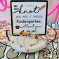 Teacher Appreciation End of Year Teacher Gift Knot Bangle! NON-TARNISH, Personalized card, bangle, box & ribbon included too!