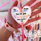 Class Valentine Gift! Personalized Engraved Name Pencil with Valentine Card!