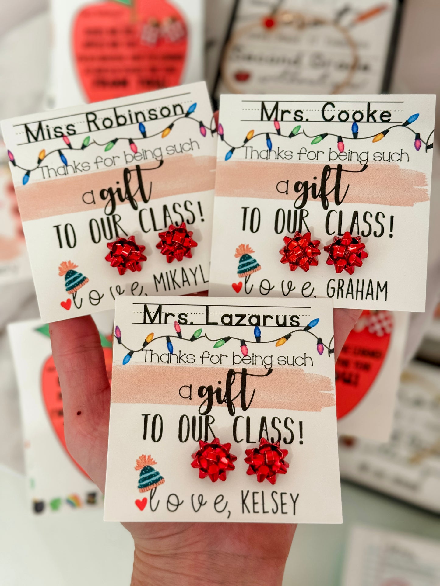 4 Pack of Teacher Gifts! Order this gift set and be set for the year! A gift for each holiday & occasion!