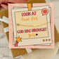 Look at how far God has brought you Gold Cross bracelet, Non-Tarnish with card, box & ribbon included!
