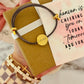 Heaven is Cheering for you today! Gold Loved adjustable bracelet with card, box & ribbon