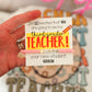 Grade level or subject teacher back to school gift! Love bracelet, card, box & ribbon!