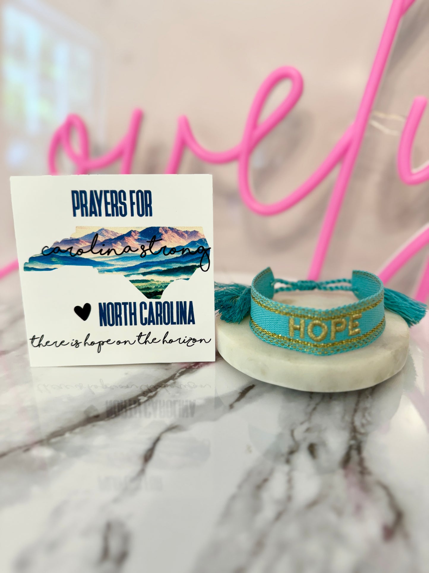 Hope on the Horizon Bracelet- Western North Carolina Hurricane Relief Fund