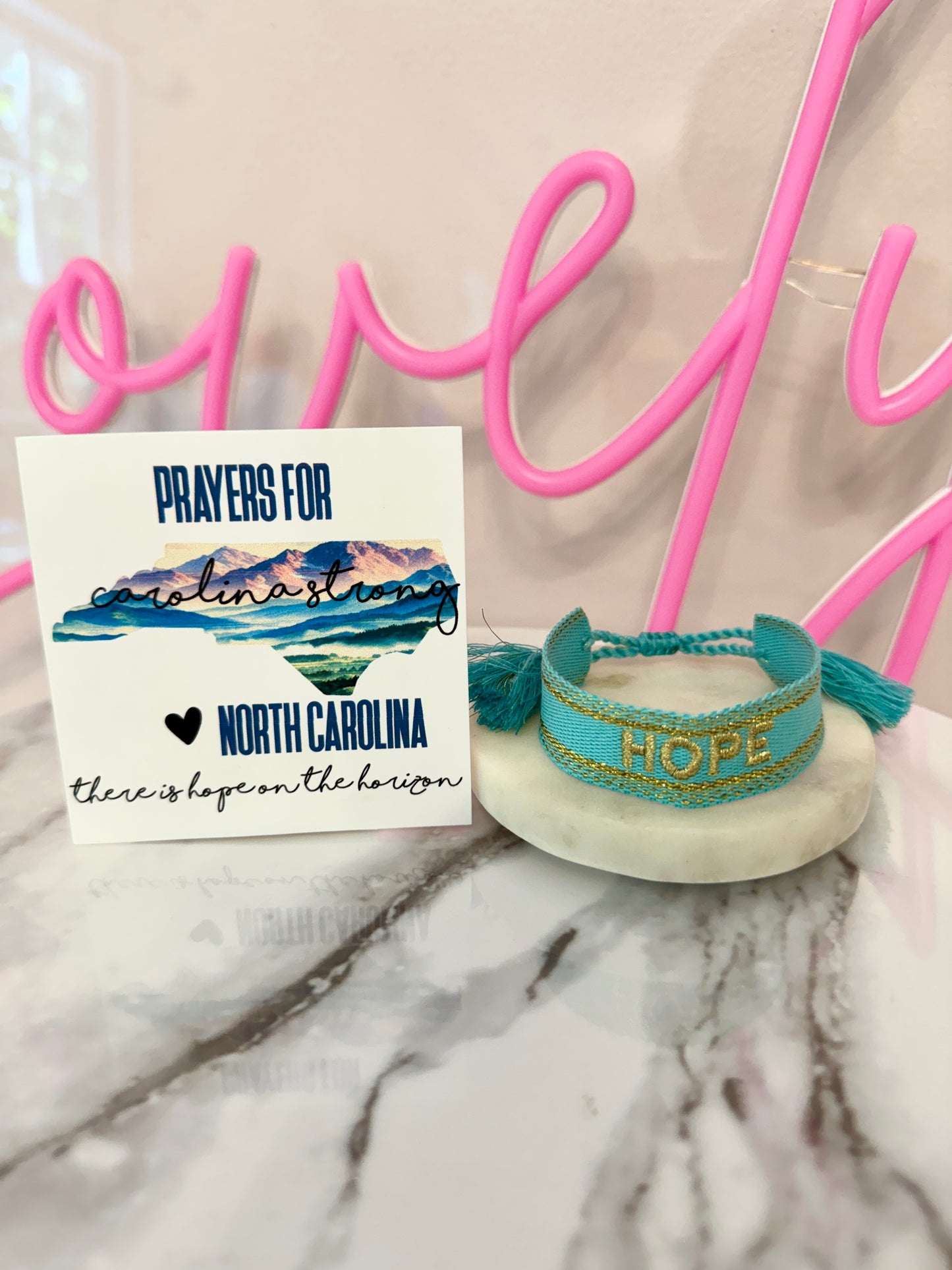 Hope on the Horizon Bracelet- Western North Carolina Hurricane Relief Fund