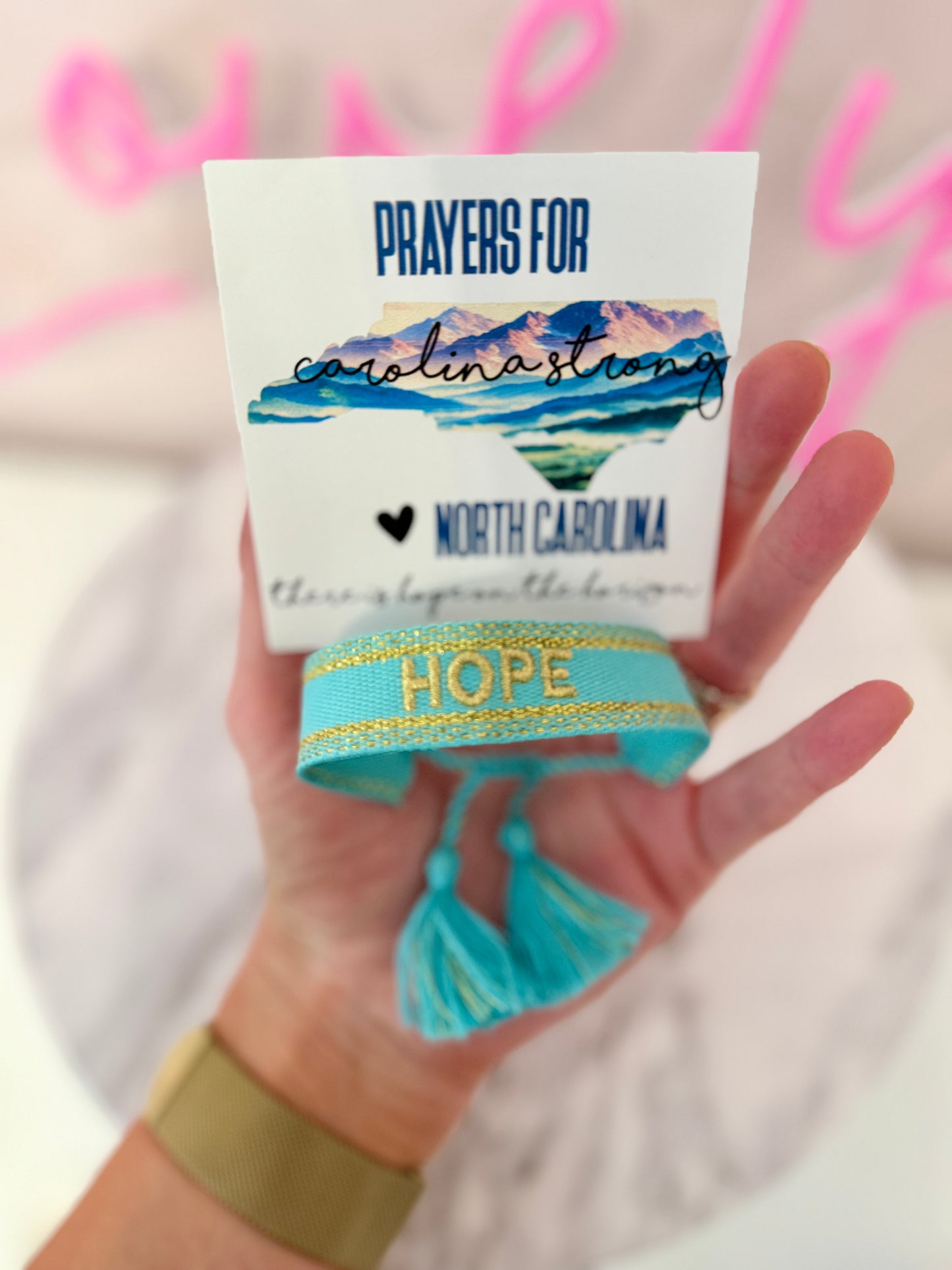 Hope on the Horizon Bracelet- Western North Carolina Hurricane Relief Fund