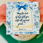 May the God of Hope fill you with all joy & peace, Gold Cross Bracelet, Non-Tarnish, Box & ribbon included!