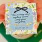 Don't Worry about anything, instead, Pray about everything! Card, box & ribbon included!