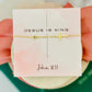 Jesus is King Card with Gold Cross Bracelet, Non-Tarnish, card, box & ribbon included!