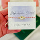 Make Heaven Crowded, Pink & Gold cord cross bracelet, box & ribbon included!