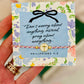 Don't worry about anything, instead pray about everything, Pink & Gold cord cross bracelet, box & ribbon included!