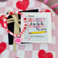 BEST TEACHER Sweetheart charm bracelet, Valentine's Day gift, How Sweet it is to be taught by YOU card, box & ribbon!