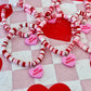 BEST TEACHER Sweetheart charm bracelet, Valentine's Day gift, How Sweet it is to be taught by YOU card, box & ribbon!