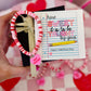 BEST TEACHER Sweetheart charm bracelet, Valentine's Day gift, How Sweet it is to be taught by YOU card, box & ribbon!