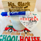 Teacher Claus, Engraved Personalized Whiteboard Eraser with card + Marker & Giftwrap!