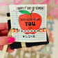 Happy 1st Day of school Apple Teacher Bracelet, card, box & ribbon!