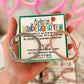 First Day of School! Mommy and Me Elastic Bracelets with heart magnetic charm, Personalized card, box + ribbon included!