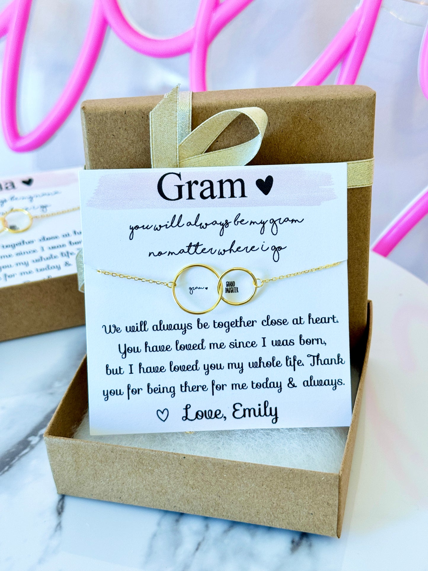 Grandma Wedding Gift Necklace